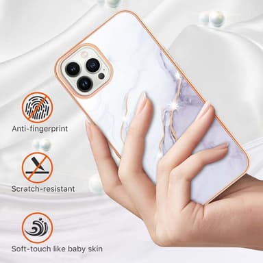 SKALO iPhone 15 Pro Max Marmori TPU kuori - #4