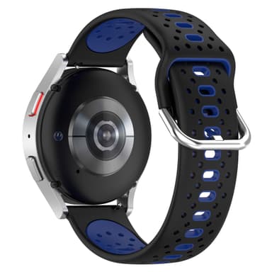 Silikoninen ranneke 20 mm Samsung / Huawei / Garmin Tummansininen