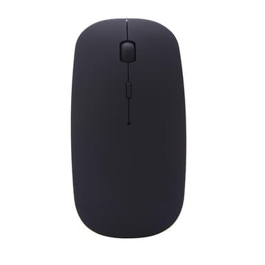 Langaton tietokonehiiri Bluetooth -ladattava musta
