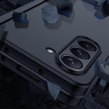 SKALO Samsung Z Fold5 Skin-touch Fold Suojakuori - Turkoosi