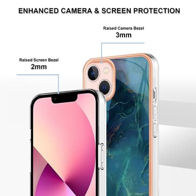 SKALO iPhone 15 Marmori TPU kuori - #6