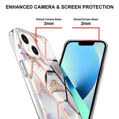 SKALO iPhone 15 Plus Marmori TPU kuori - #3