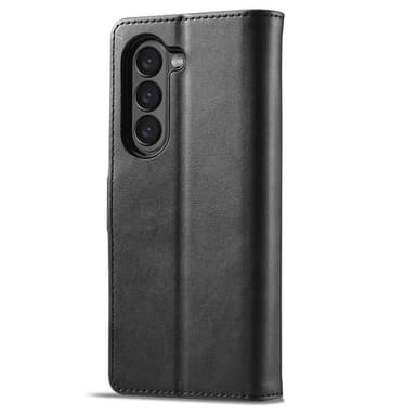 SKALO Samsung Z Fold5 LC.IMEEKE Lompakkokotelo PU-nahkaa - Musta