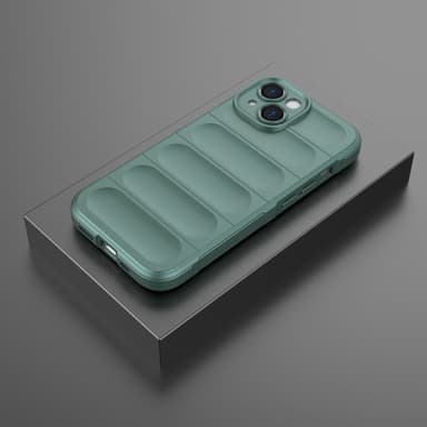 SKALO iPhone 15 Plus Rugged Bumpers TPU-suojakuori