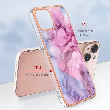 SKALO iPhone 15 Marmori TPU kuori - #3