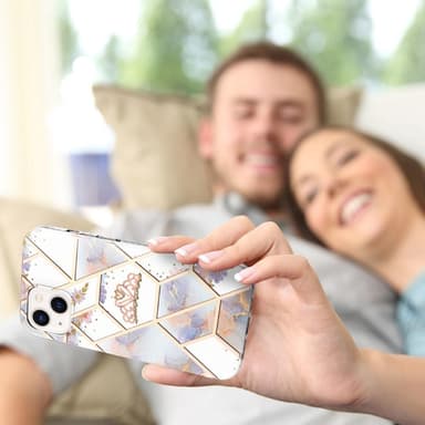 SKALO iPhone 15 Plus Marmori TPU kuori - #3