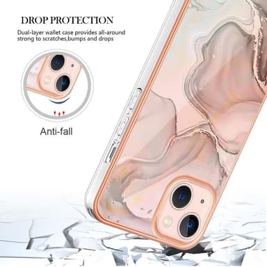 SKALO iPhone 15 Marmori TPU kuori - #2
