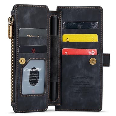 CaseMe Samsung Z Fold5 CaseMe Big Wallet Lompakkokotelo - Musta