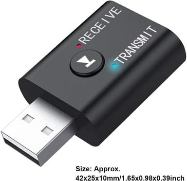 NÖRDIC USB Bluetooth 5.0 lähetin ja vastaanotin