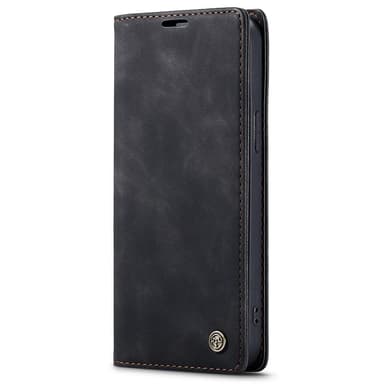 CASEME Retro Lompakkokotelo iPhone 15 Pro Max - Musta