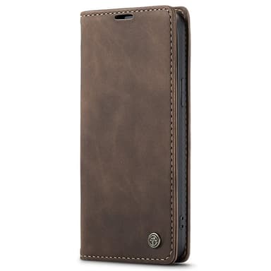 CASEME Retro lompakkokotelo iPhone 15 Plus -puhelimelle - Kahvi
