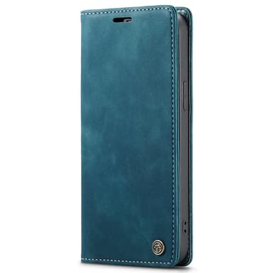 CASEME Retro lompakkokotelo iPhone 15 Plus - Sininen