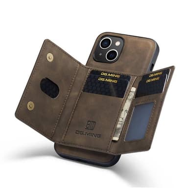 DG-Ming M2 kuori Apple iPhone 15 Plus - Coffee