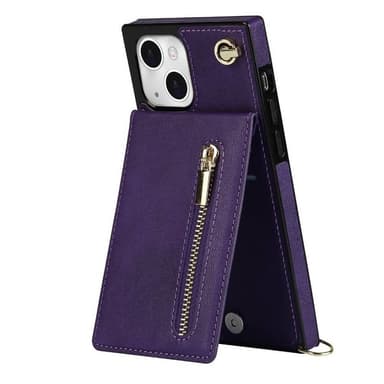 Zipper kaulakorukuori Apple iPhone 15 - Violetti