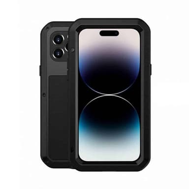 LOVE MEI Powerful kuroi Apple iPhone 15 Pro Max - Musta
