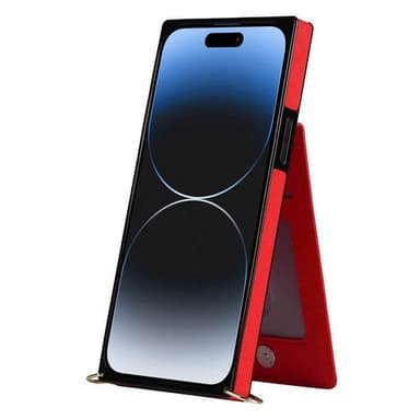 Zipper kaulakorukuori Apple iPhone 15 Plus - Punainen
