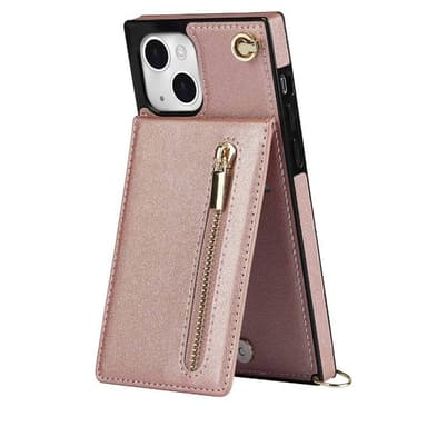 Zipper kaulakorukuori Apple iPhone 15 Plus - Ruusu