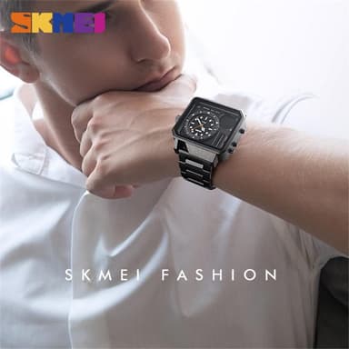 SKMEI Dual Display Sport Watch Sekuntikellohälytys Digitaalinen kello
