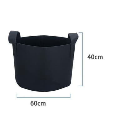 5x Istutuspussi Istutusastia (113 l - 60 x 40 cm)