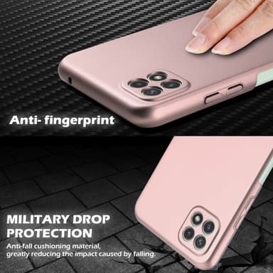 Samsung Galaxy A22 5G Suojakuori Kotelo (Pinkki)