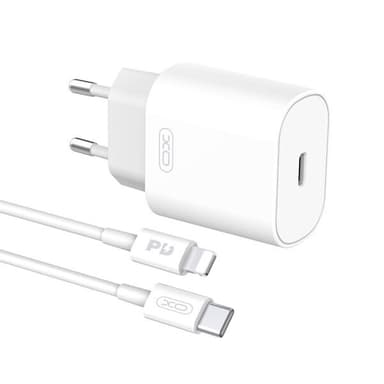 XO laturi iPhonelle ja USB-C