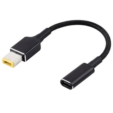 PD 100W 18.5-20V Square Pin USB Tyyppi-C Sovittimelle Lenovo