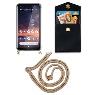 Nokia 3.2 Suojakuori Kotelo (Ruskea)
