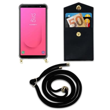 Samsung Galaxy J8 2018 Suojakuori Kotelo (Musta)