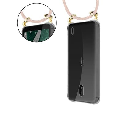 Nokia 1 PLUS Suojakuori Kotelo (Vaaleanpunainen)