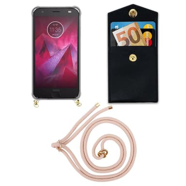 Motorola MOTO Z2 Suojakuori Kotelo (Vaaleanpunainen)