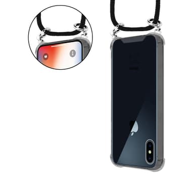 iPhone X / XS Suojakuori Kotelo (Musta)