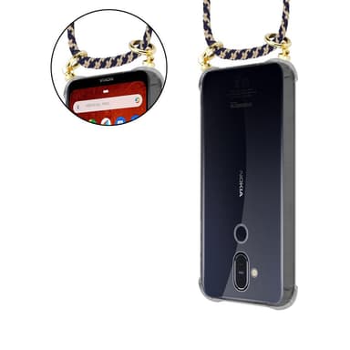 Nokia 8.1 Suojakuori Kotelo (Sininen)