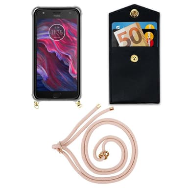 Motorola MOTO X4 Suojakuori Kotelo (Vaaleanpunainen)