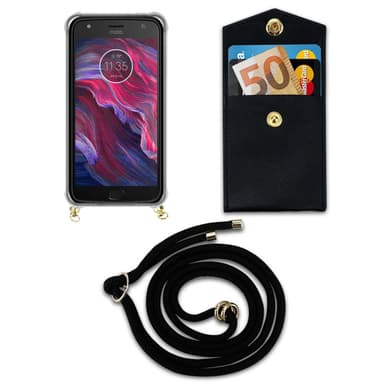 Motorola MOTO X4 Suojakuori Kotelo (Musta)