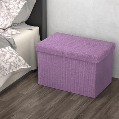 Taitettava Jakkara 49x30x30 cm (vaaleanpunainen)