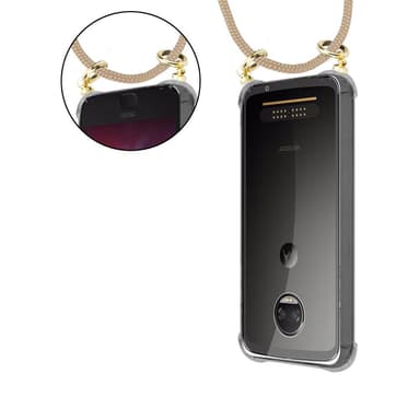 Motorola MOTO Z2 Suojakuori Kotelo (Ruskea)