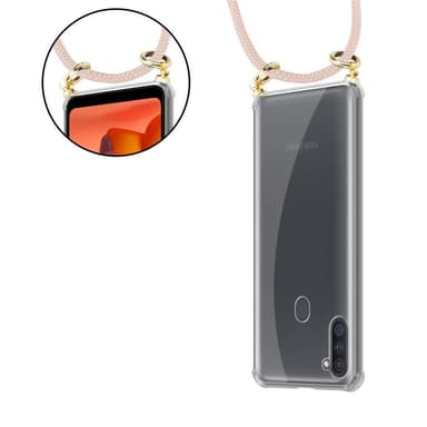Samsung Galaxy A11 / M11 Suojakuori Kotelo (Pinkki)