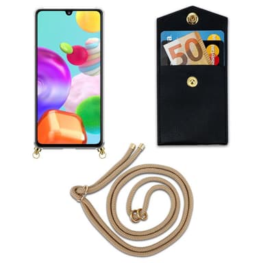 Samsung Galaxy A41 Suojakuori Kotelo (Ruskea)