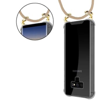 Samsung Galaxy NOTE 9 Suojakuori Kotelo (Ruskea)