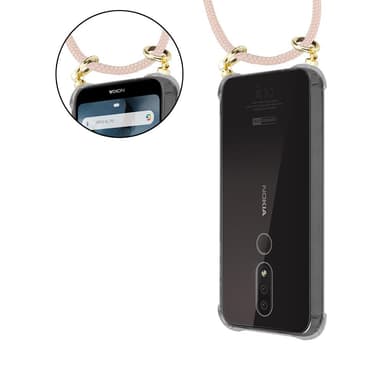 Nokia 4.2 Suojakuori Kotelo (Vaaleanpunainen)