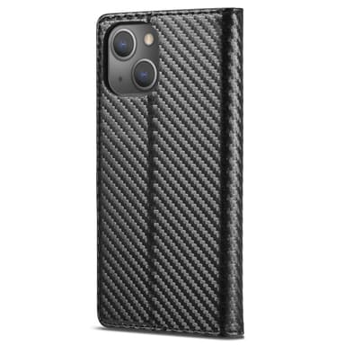 LC.IMEEKE lompakkokotelo iPhone 15 - musta