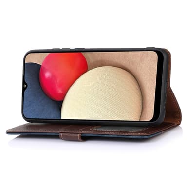 KHAZNEH puhelimen kansi iPhone 15 Pro - ruskea/sininen