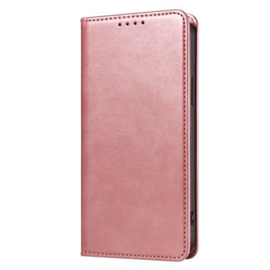 Lompakkoteline Puhelinkotelo iPhone 15 Plus -kännykkäsuojus -ruusukulta