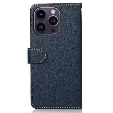 KHAZNEH puhelimen kansi iPhone 15 Pro - ruskea/sininen