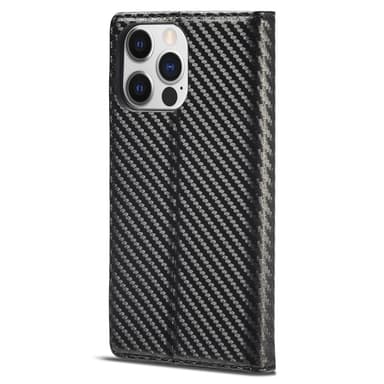 LC.IMEEKE Lompakkokotelo iPhone 15 Pro Max - Musta
