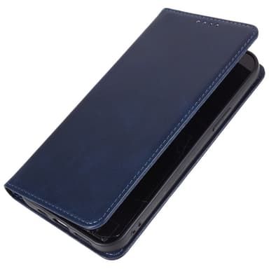 Lompakkoteline puhelimen kotelo iPhone 15 Plus kännykkäsuojukselle - sininen