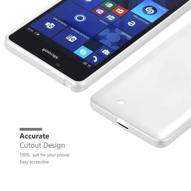 Nokia Lumia 950 Suojakuori Kotelo (Hopea)