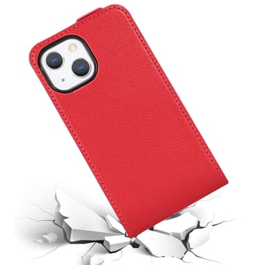 iPhone 13 MINI Suojakuori Lompakkokotelo (Punainen)