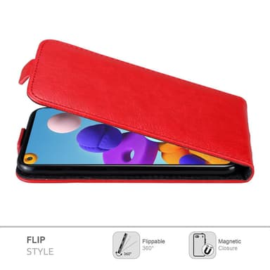 Samsung Galaxy A21s Suojakuori Kotelo (Punainen)