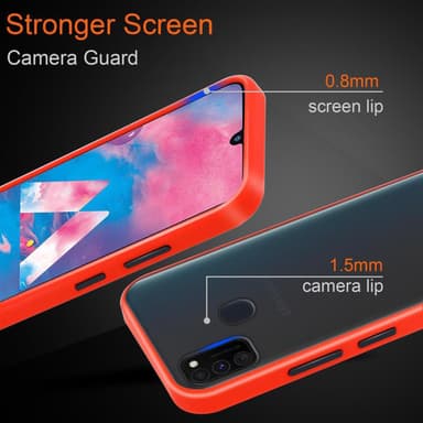 Samsung Galaxy M21/M30s Suojakuori Kotelo (Läpinäkyvä)